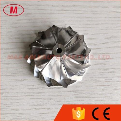 K04 49.52/61.98mm 6+6 BLADES Turbocharger Billet/milling/aluminum 2618 compressor wheel