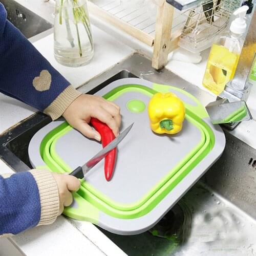 Kitchen Chopping Blocks Tool Foldable Cutting Board Kitchen Silicone Cutting Boards Classification Washable Chopping Board