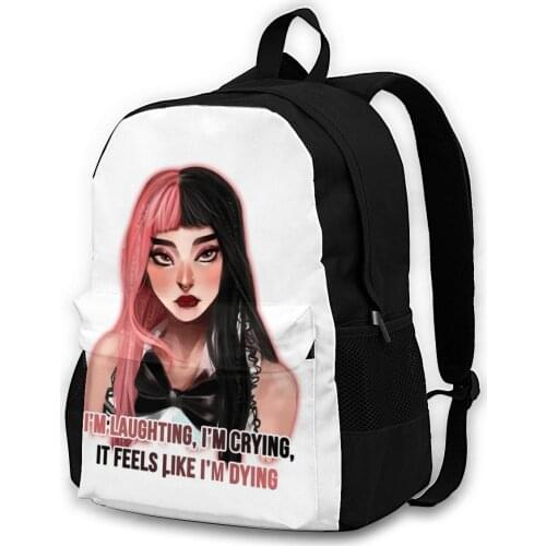 Melanie Martinez Backpacks Beautiful Polyester University Backpack Teenage Pattern Bags