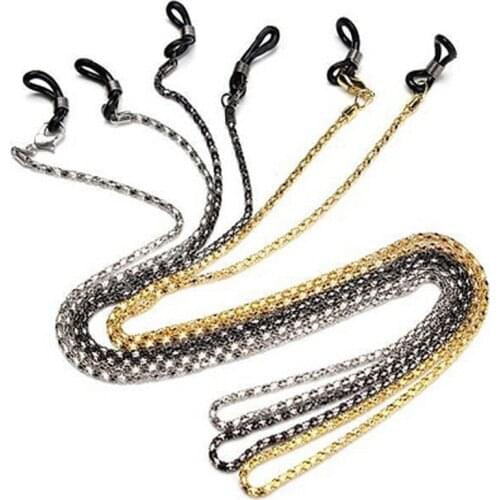 Fashionable Popular Trendy Sunglasses Lanyard Strap Necklace Metal Eyeglass Glasses Chain Cord CC8572