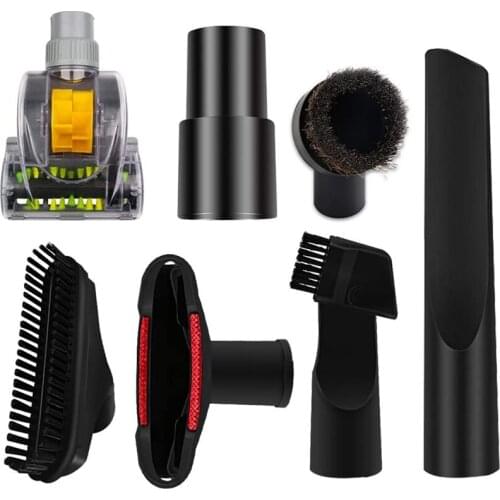 Vacuum Replacement 32mm (1 1/4 Inch Vacuum Attachments) and 35mm (1 3/8 Inch) Vacuum Accessories Dusty Brush Kit, 7 Set