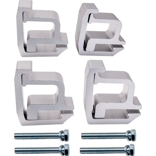 Truck Cap Topper Camper Shell Mounting Clamps Heavy Duty 4 pcs Throat Depth 2" width 1.125"