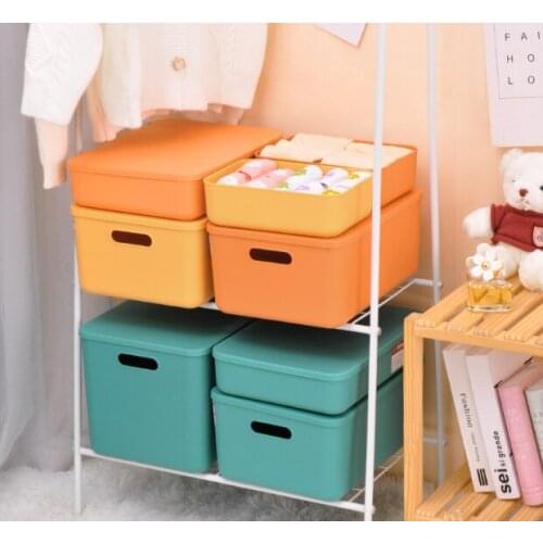 Put snacks desktop high narrow thickened material plastic living room sundry household artifact storage basket J05