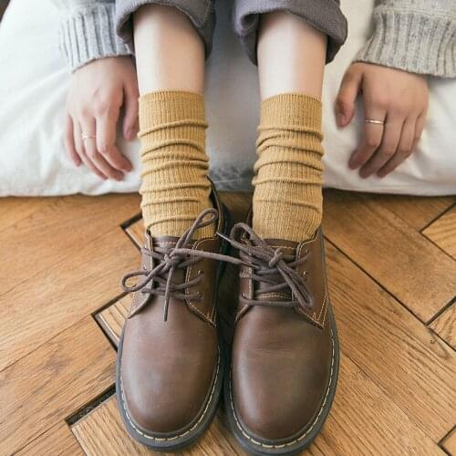 10 Pairs New Womens Socks Japanese Gold Stockings Fashion Solid Color Thin Vertical Bar Middle Tube Socks Ladies Girls