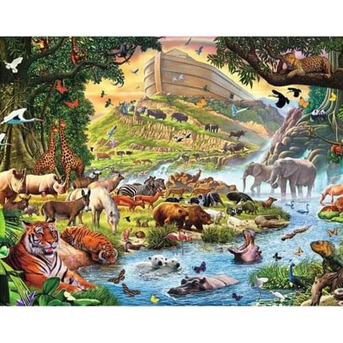 Beauty Life NEW 3D DIY Diamond Embroidery Cross Stitch diamond mosaic animals world rhinestone free patchwork pattern Decoration