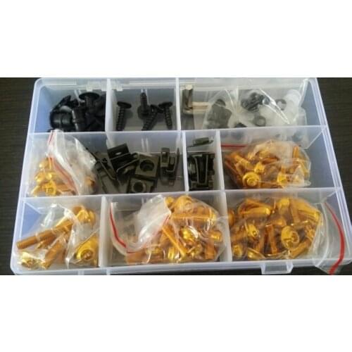 Discounted prices Motorcycle CNC Fairing Bolt Screw Fastener For honda cbr 600 f4i aprilia rs 125 cbr drz400 motorcycle hand pr