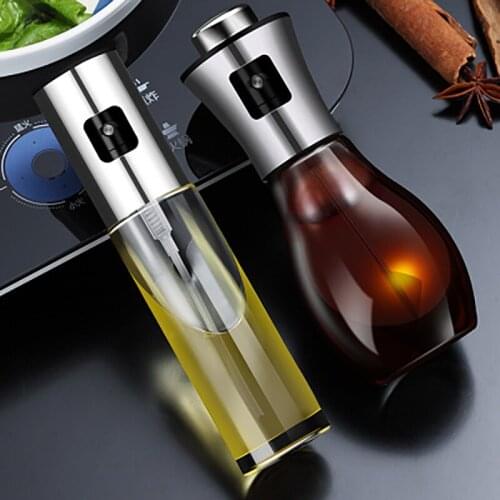 Kitchen Baking Oil Cook Oil Spray Empty Bottle Vinegar Bottle Oil Dispenser Cooking Tool Salad BBQ Cooking Glass Oil sprayer