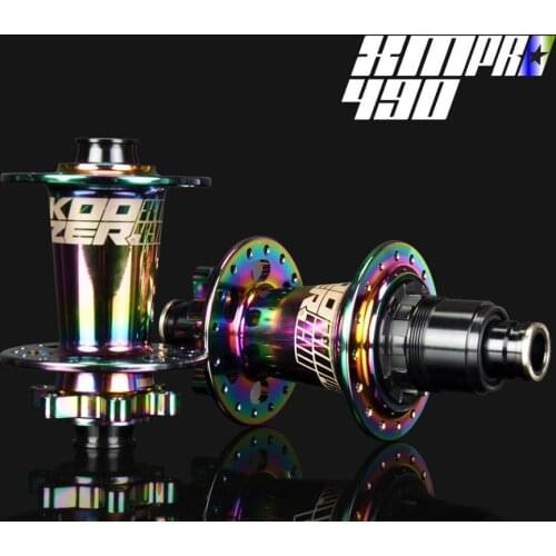 2020 Koozer XM490 PRO Hubs 4 Bearing MTB Mountain Bike Hub Front 9x100mm & 10x135mm QR Thru 32 Holes Disc Brake Bicycle Hub