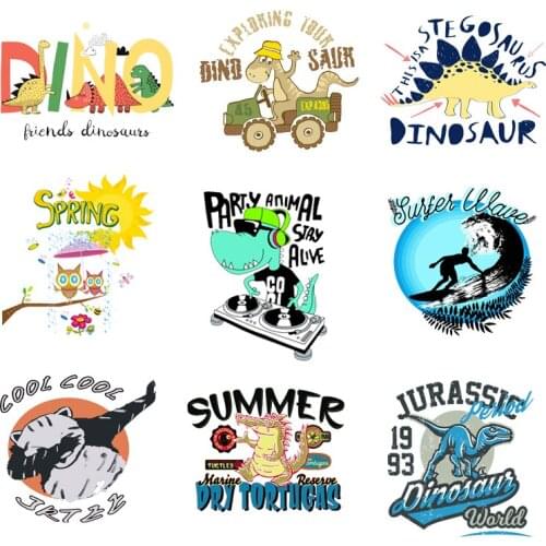 Iron-on Transfers for Clothing Patches Clorhing Stickers Stripe Dress Diy Fashion Letters Patch Vfusible Vinyle Thermocollant C