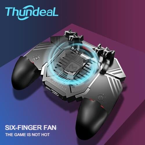 Thundeal AK77 Six Finger Gamepad PUBG Moible Game Controller For Xbox One Wireless Gamepad For Ps4 Controller Game Accessories