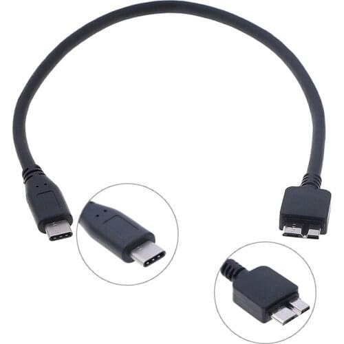 USB c to micro usb cable type c to micro b cable for hdd hard disk 30cm