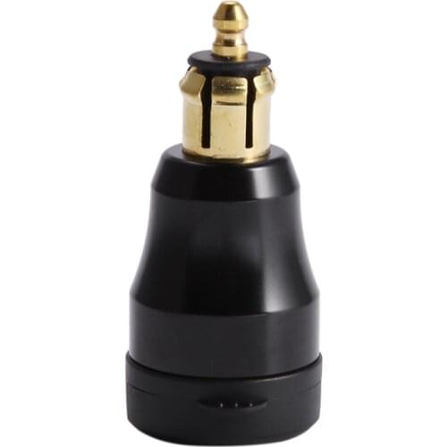 Motorcycle Waterproof Fast Charger with Usb Type-C Port 12V/24V Qc3.0 Power Adapter Hella Din Plug Socket for Bmw Ducati Triumph