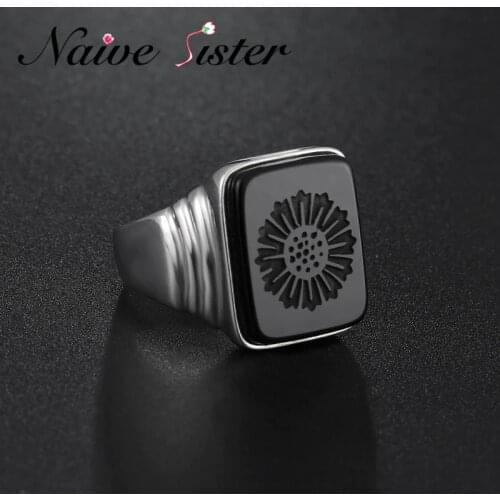 Top Quality Leonardo Dicaprio Ring The Great Gatsby Black Onyx Rings For Men Love Jewelry Wholesale