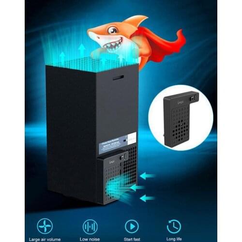 X Host Cooling Fan For Xbox Series USB ABS Material Convenient External USB Port Vertical Cooler For Xbox Series X Console