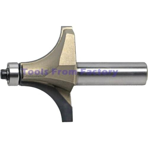 1pc woodworking cutter CNC Rounded cutter CNC Router Bits trimmer cutter 1 / 4 wood Shank gongs cutter YJD1/2*3