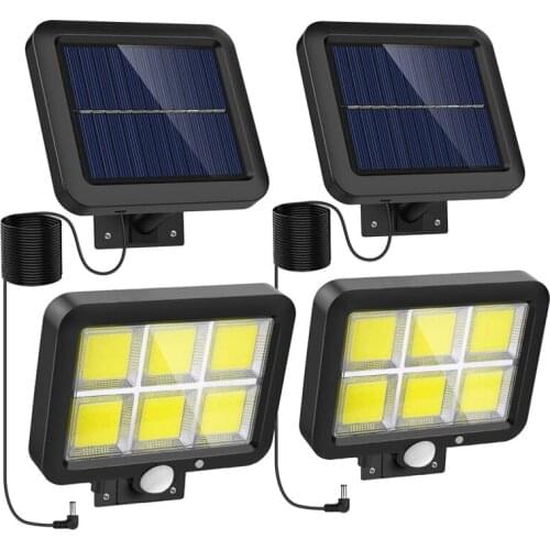 120 LED Bright Outdoor Solar Lights IP65 Waterproof Solar Motion Sensor Light Emergency Led Light For Street Garden Porch Lamp