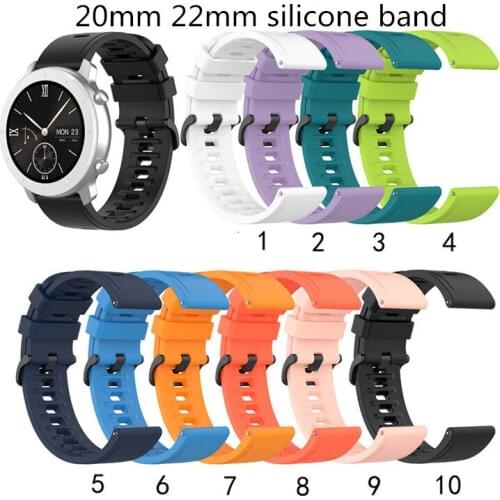 20mm/22mm Watch Band For Amazfit GTR 42/47mm Smart Watch Bracelet Wrist Strap For Xiaomi Huami Amazfit Pace/Stratos/2 Stratos 3