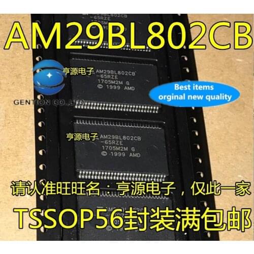 5PCS AM29BL802CB AM29BL802CB-65RZE TSSOP56 in stock 100% new and original
