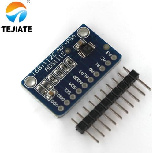 6 Bit I2C ADS1115 Module ADC 4 channel with Pro Gain Amplifier RPi