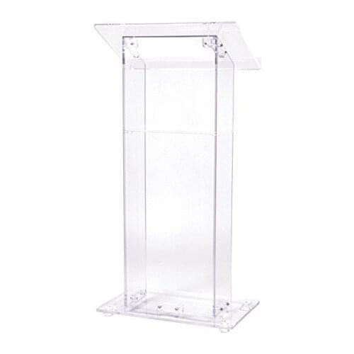 Acrylic Lectern Podium with Shelf Clear Perspex Church Lectern Church Lucite Acrylic Podium Church Lectern plexiglass pulpit