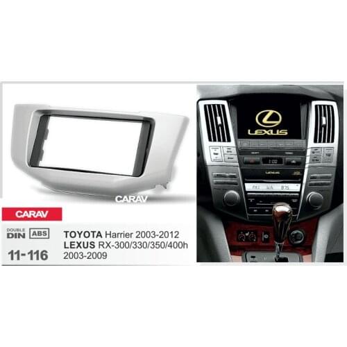 CARAV 11-116 Top Quality Radio Fascia for TOYOTA Harrier / LEXUS RX-300,330,350,400h Stereo Fascia Dash CD Trim Installation Kit