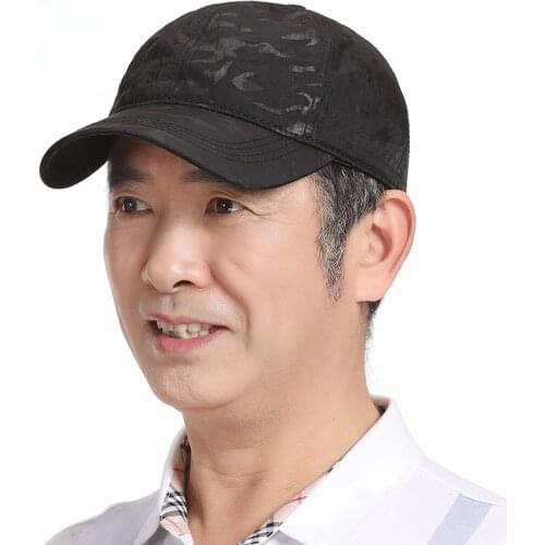 Dad Spring and Autumn Baseball Caps for The Elderly Outdoor Street Tide Cap Outdoor Sports Age Reduction Wild Ladies Sun Hats