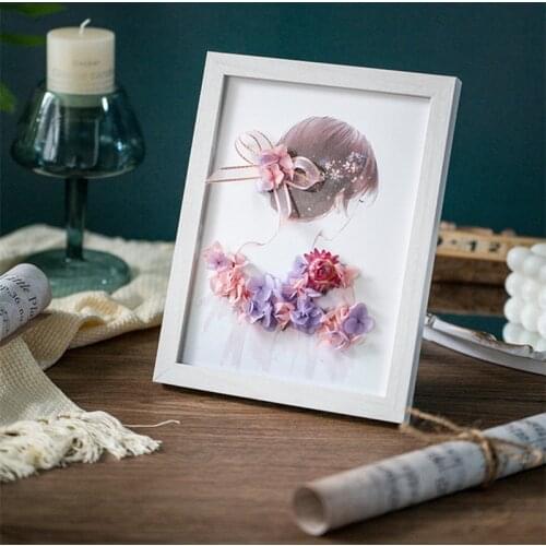 Photo Decor Flower 3D Rahmen Bedoom Decoration Dried Flower For Art Table Centerpiece Wedding Easter Gift Christmas Party Craft