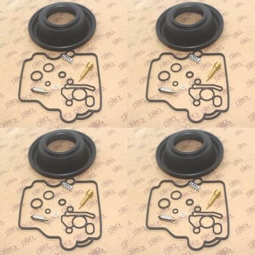 4SET motorcycle carburetor repair kit For GSXR400 GSXR 400 1990-1994 Plunger vacuum diaphragm Float