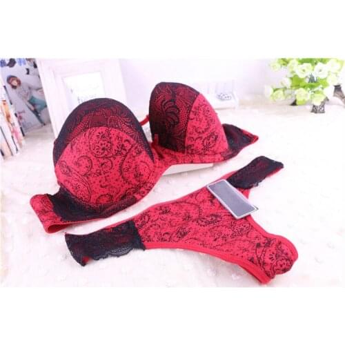Brand push up bra sets top plus size 32 34 36 38 40 42 C D DD E F cup bras for women underwear garther cotton lingerie bh B3