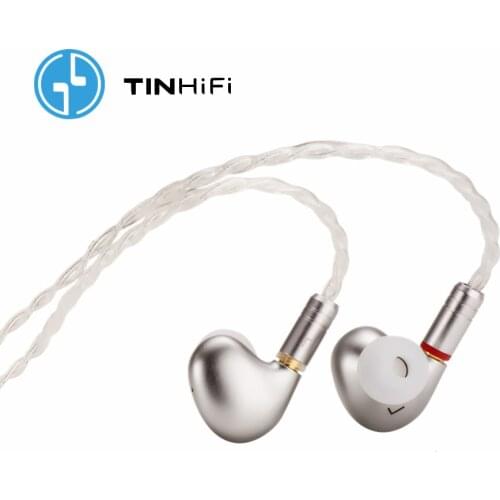 TINHIF T2 PLUS In Ear Earphone Dynamic Drive HIFI Earphone DJ Metal 3.5mm Earphone Headset with MMCX Connector TINHIFI T2 T3