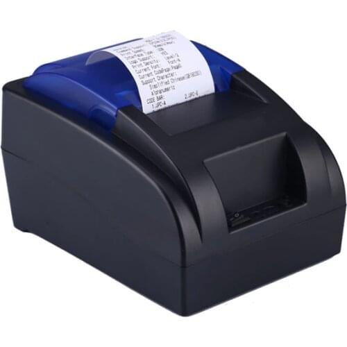 HSPOS Small android bluetooth printer USB thermal receipt printer no need ribbon with one year warranty for POS system printing