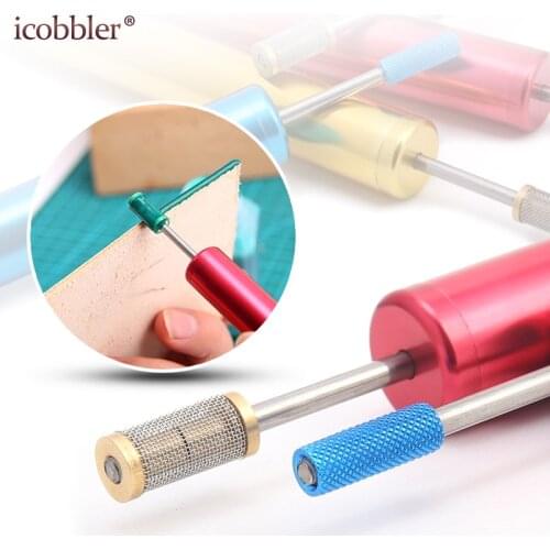 2019 New Leather Tools Replaceable Double-head Oil Pen, for Leathercraft Edge Processing Accessories Tool Repair Leather Edge
