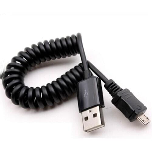 Spring Braided Micro USB Cable Data Fast Charger fone Lines Charging Cables Smartphone Cord For MP3/4 Xiaomi/ redmi note 3s etc