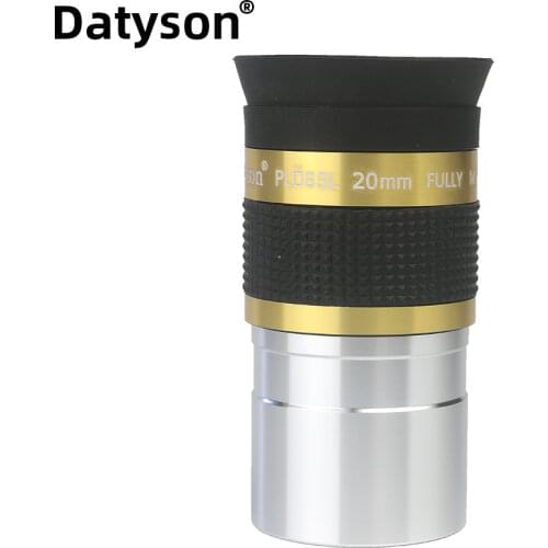 Datyson Telescope Eyepiece 20mm 50 Degree Plossl Fully Mutil Coated Lens1.25 Inch Ports With M28X0.6mm Filter Threads