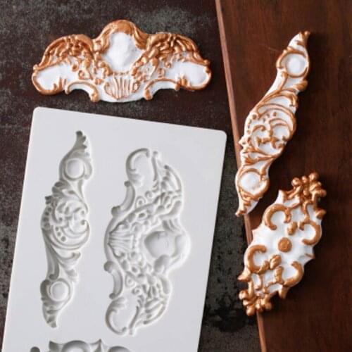 Embossed Totem Pattern Silicone Mold Fondant Mould Cake Decorating Tools Chocolate Gumpaste Molds, Sugarcraft, Kitchen Gadgets