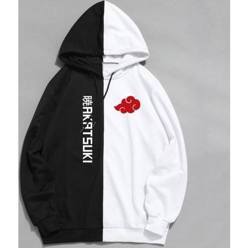 2020 SummerBarutoAkatsuki Hoodie Men Print The Sharingan Double Color Hoodies Pullover Sweatshirt Harajuku Thin Clothing Hoddies