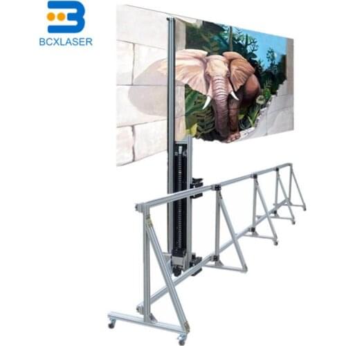 Manufacture Indoor Outdoor 3D Picture Print Home Decals Printer Vertical Wall Printer