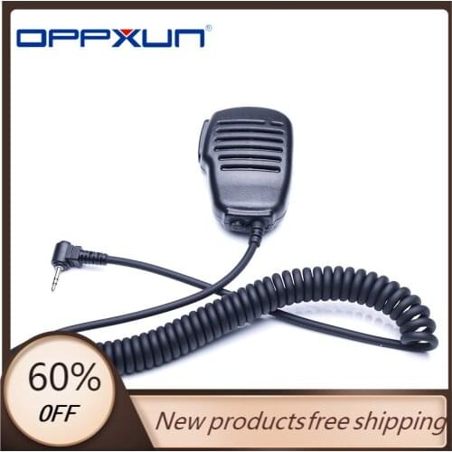 1 Pin 2.5mm Handheld Speaker Microphone Mic for Motorola Talkabout MD200 TLKR T5 T6 T80 T60 FR50 T6200 T6220 Walkie Talkie Radio
