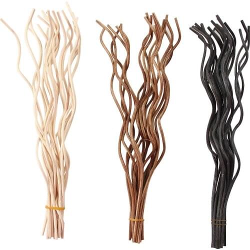 20/50pcs Wavy Rattan Reed Fragrance Diffuser Replacement Refill Sticks Air Freshener Room Perfume Rattan Diffuser