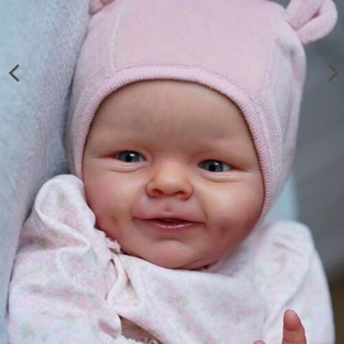 21inch Reborn baby Doll kits Shaya Popular Sweet Face Fresh Color Soft touch with Certificate