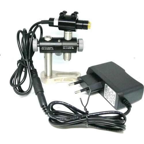 650nm 80mw Red Laser Cross Module Focusable Sewing Printing Machine Alignment w 5V Power Adapter & 3-Axis Holder