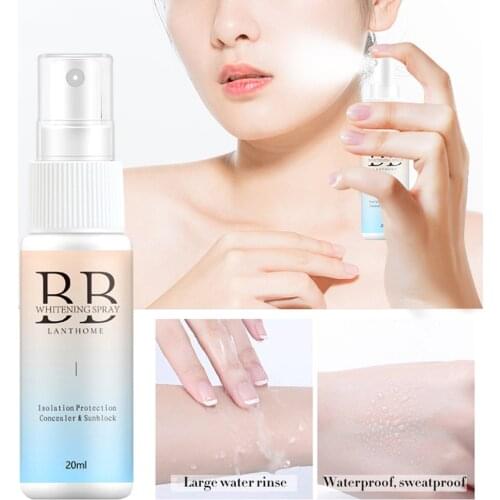 Body Face Skin Whitening Makeup BB Cream Spray Isolation Moisturizing Refreshing Make Up Skin 20ml Liquid Foundation TSLM2