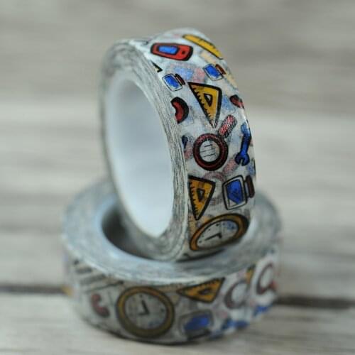 Free shipping Beautiful lift washi tape/wider 15mm*10m washi tape/study tools masking paper tape