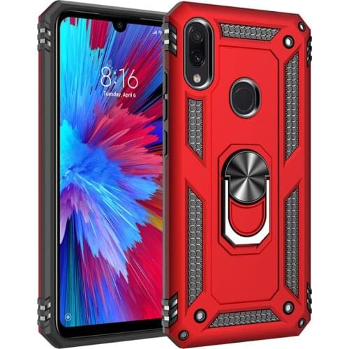 For Redmi Note 7 Case Cover M1901F7G Armor Military Shockproof Car Holder Ring Case for Xiaomi Redmi Note 7 pro Note7 pro 7pro
