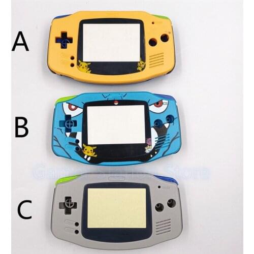 DIY Full Set Housing Shell Cover Case w/ Conductive Rubber Pad Buttons for Game Boy Advance GBA Console repair parts