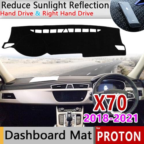 Dashboard Cover Dash Board Car Mat Carpet Pad for Proton X70 Geely Boyue 2018 2019 2020 2021 Sunshade Cushion Visor Accessories