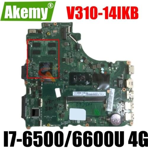 DA0LV6MB6F0 motherboard for Lenovo E52-80 V310-15ISK V310-15IKB laptop motherboard W/ CPU I7-6500/6600U 4G RAM 100% fully tested