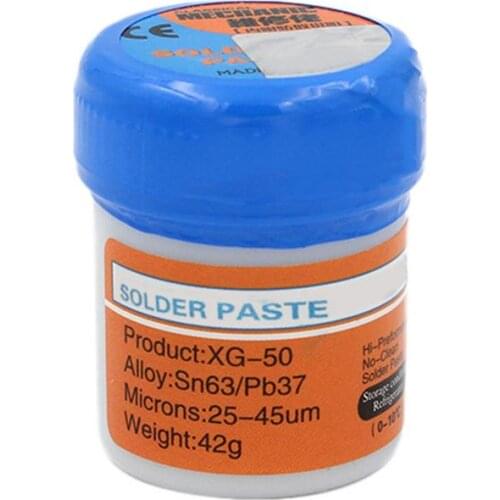 Mechanic Soldering Solder Welding Paste Flux XG-50 SMD SMT Sn63/Pb37 Tool Soldering Iron Station Flux Sn63/Pb37 Repair Tool
