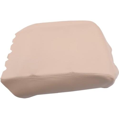 Microfiber Leather Center Car Console Armrest Lid Cover Beige Cap fit for Toyota Tundra 2007 2008 2009 2010 2011 2012 2013