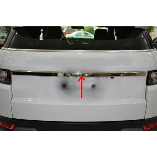 New car styling Rear trim TRUNK LID STRIP TRIM for RG Rover Evoque 2012